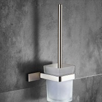 New Design Wall Mounted 304 Stainless Steel Toilet Brush Holder Bathroom Accessories