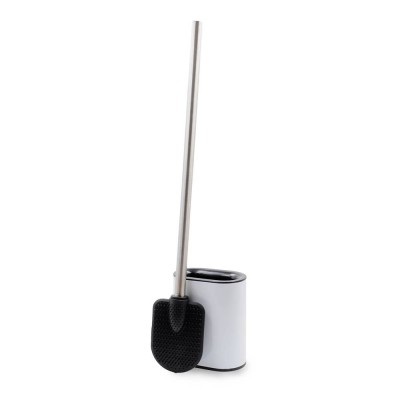 Modern 304 Stainless Steel Bathroom Accessories Freestanding Square Toilet Brush