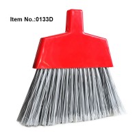 HQ0133D with long iron handle plastic angle cut broom