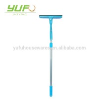 Window Cleaner washer & Squeegee Wiper with Micro-fiber Cloth, Extendable Rod